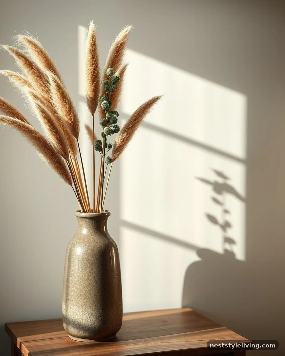 Dried Botanical Arrangements - 20 Earthy Cottage Decor Ideas for a Calm Cozy Home