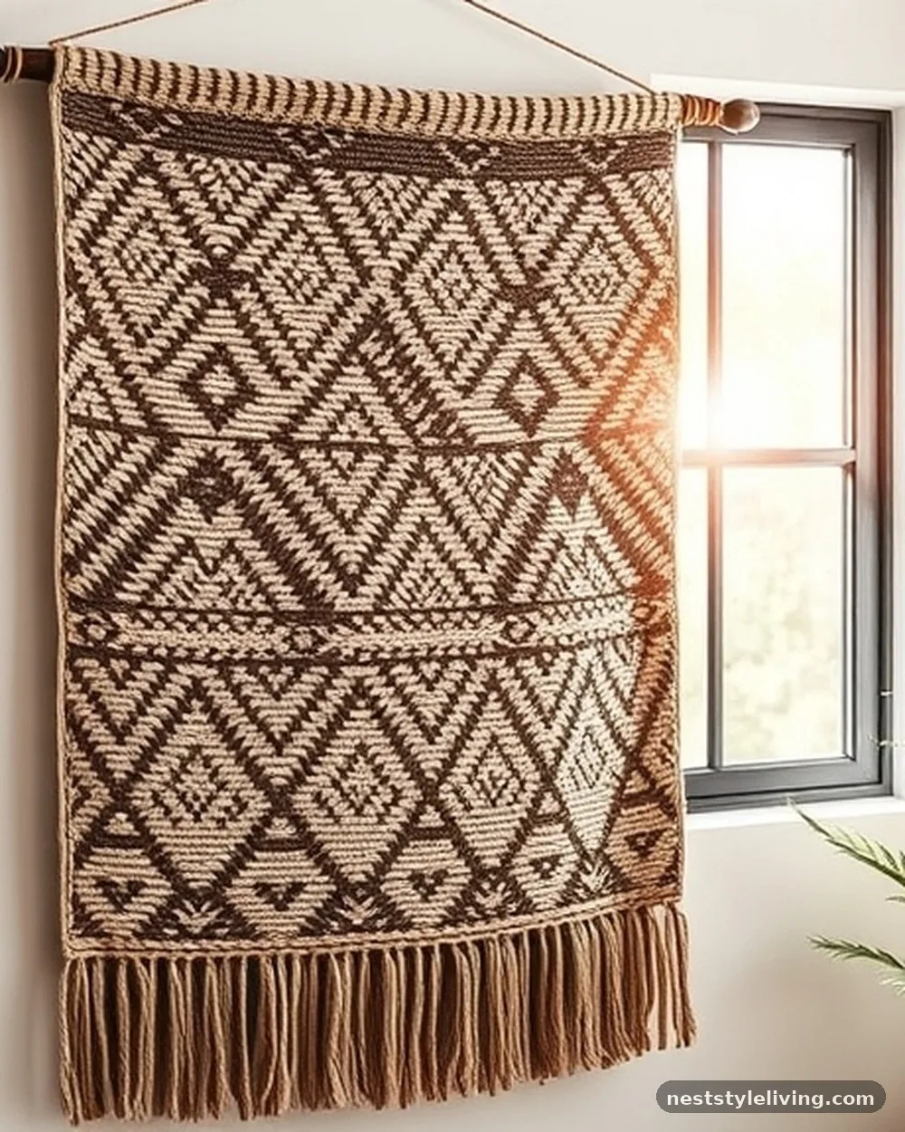 Hand-Stitched Textile Tapestries - 15 Living Room Wall Art Ideas That Look Expensive