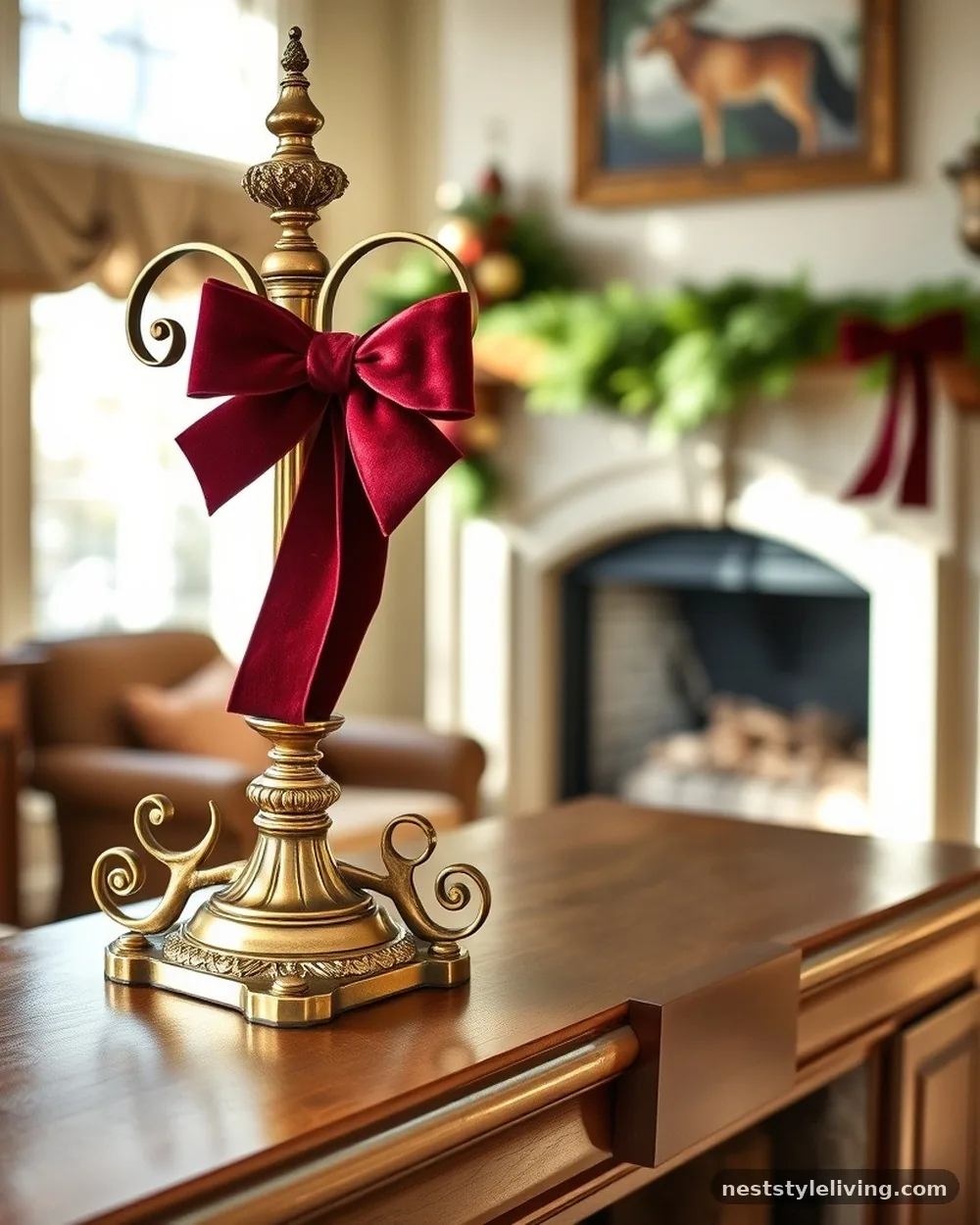 Heavy Weighted Stocking Holders - 19 Burgundy Christmas Decorations That Look Expensive