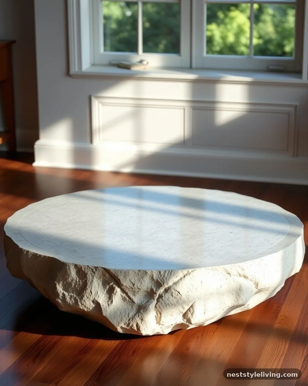 Travertine Coffee Table - 22 Boho Living Room Ideas That Look Designer Approved