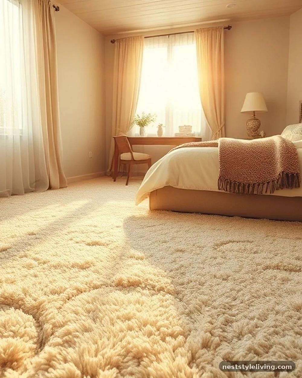 Wall-to-Wall Custom Carpeting - 15 Boutique Style Bedroom Ideas That Feel Luxe