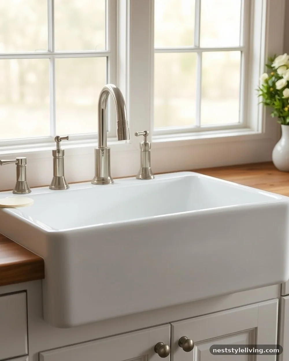 Farmhouse Apron-Front Sinks - 21 Retro Kitchen Ideas for a Stylish Vintage Look