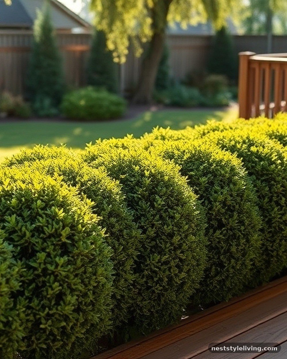 6. Living Hedge Screen