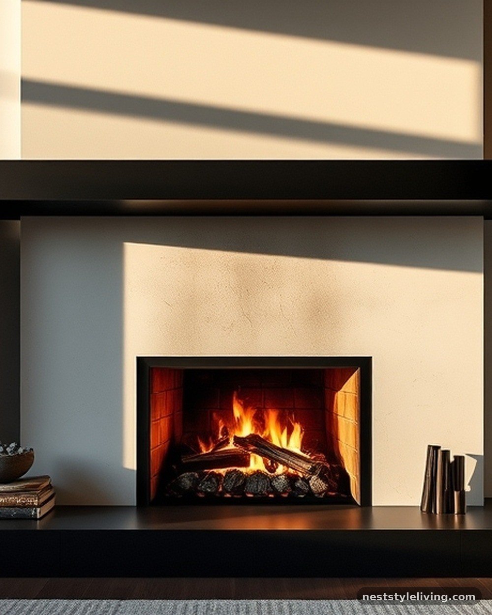 6. Minimalist Black Steel Surround