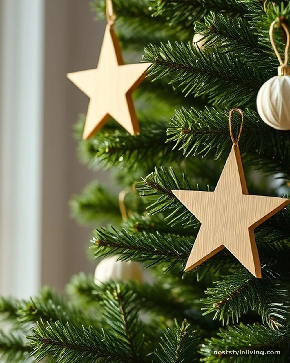 Minimalist Scandinavian Wood Accents - 15 Christmas Tree Decor Ideas for a Magical Holiday