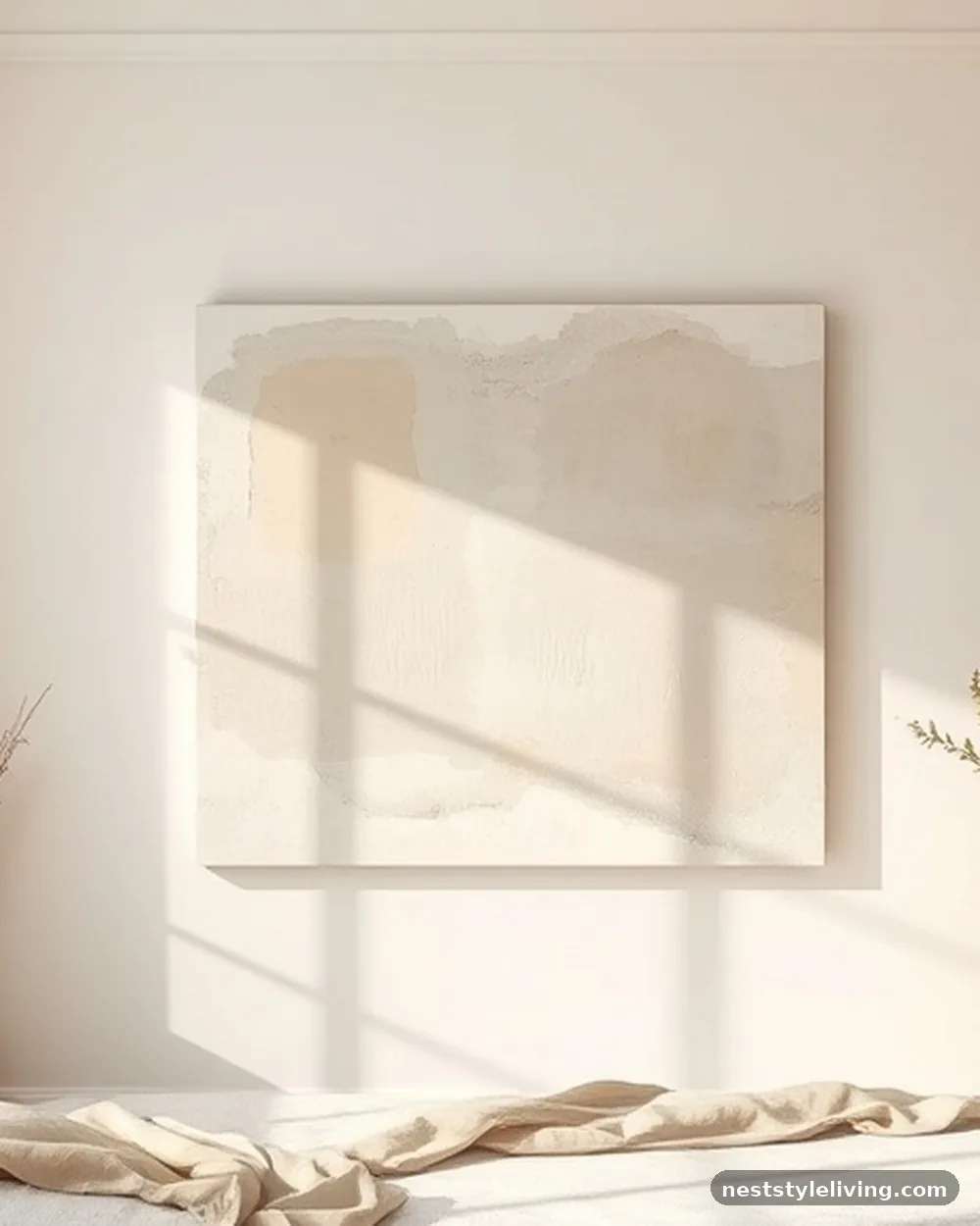 Minimalist Wall Art - 14 Minimalist Bedroom Ideas That Feel Calm and Cozy