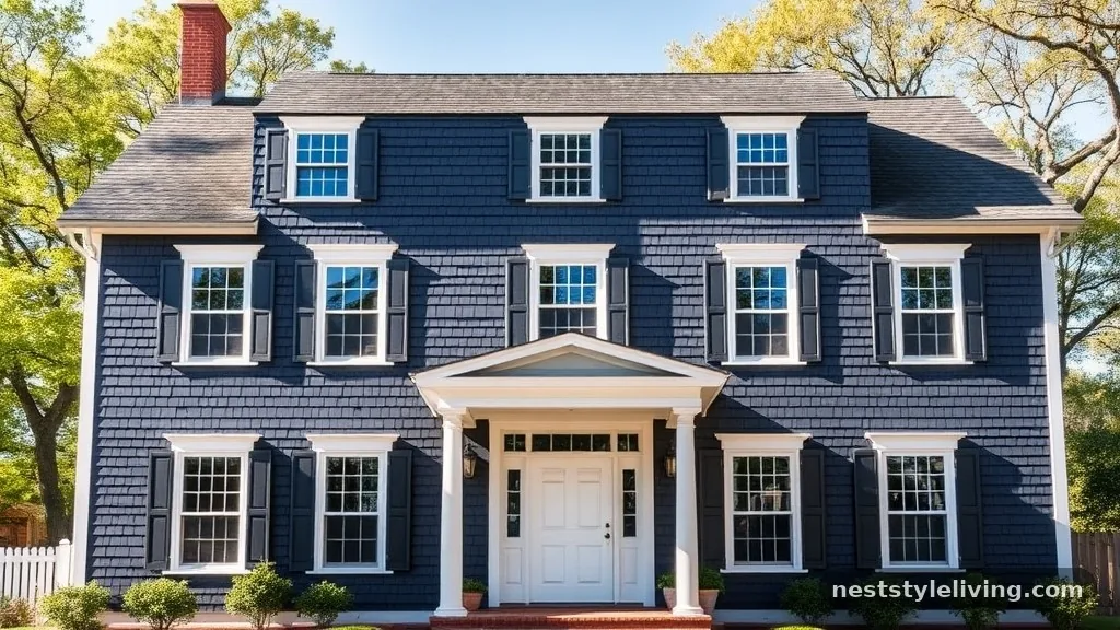 Navy Blue - 20 Exterior House Color Trends to Try This Year