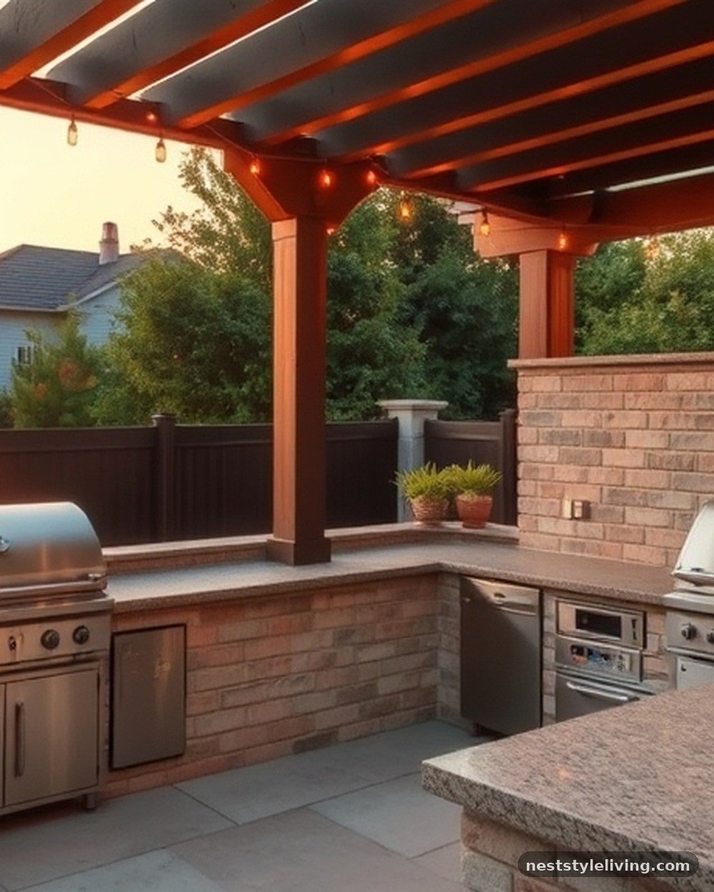 6. The Pergola-Covered Retreat