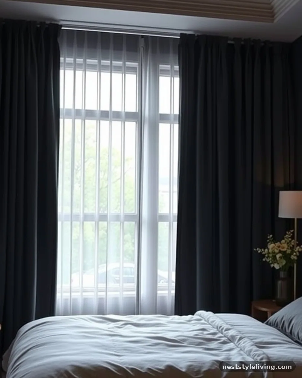 Blackout Velvet Curtains - 15 Dark Boho Bedroom Ideas That Feel Moody and Magical