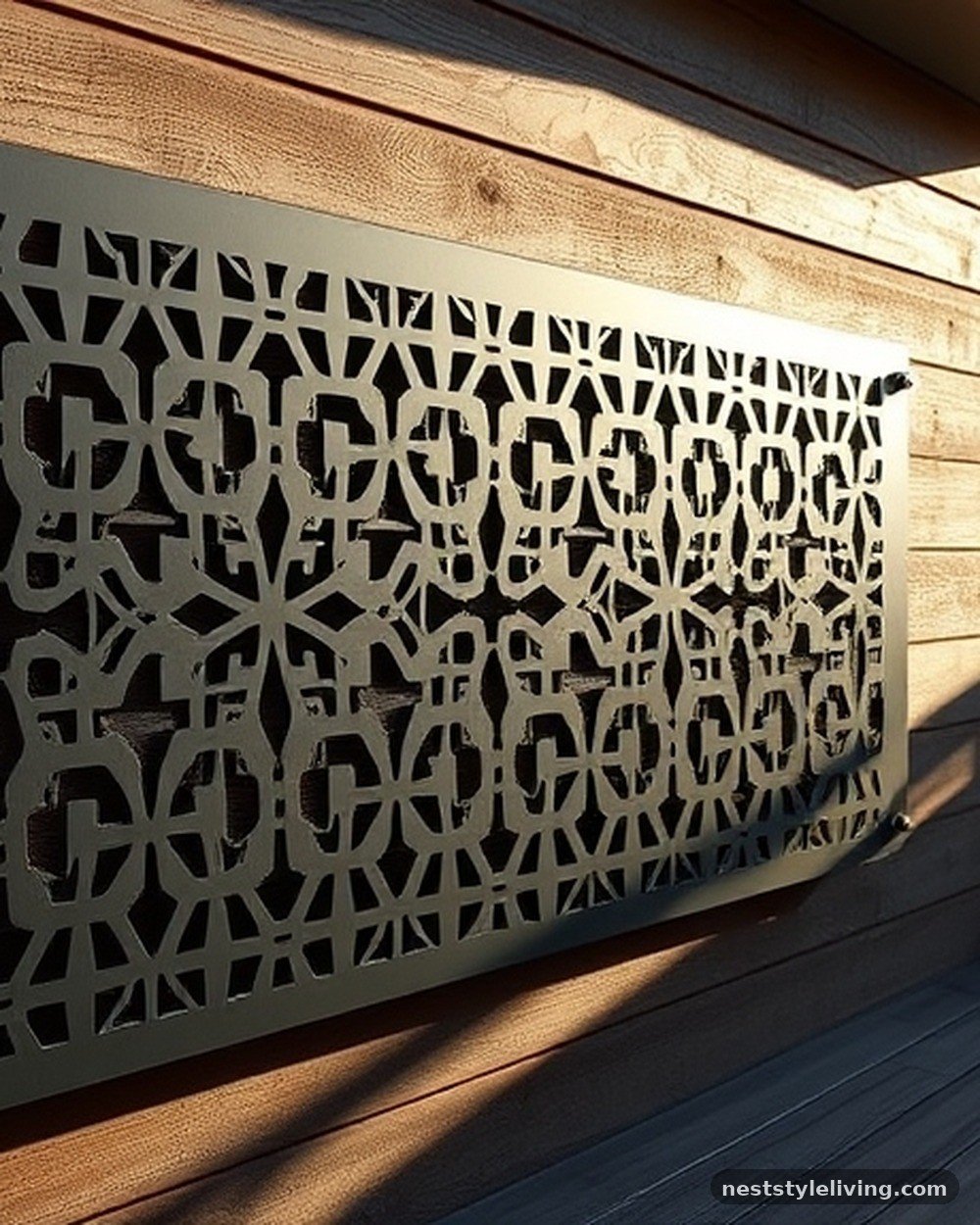 7. Decorative Laser-Cut Metal