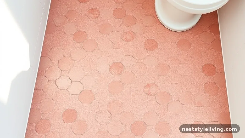 Pink Hexagon Floor Tiles - 15 Pink Bathroom Designs That Make Every Space Pop
