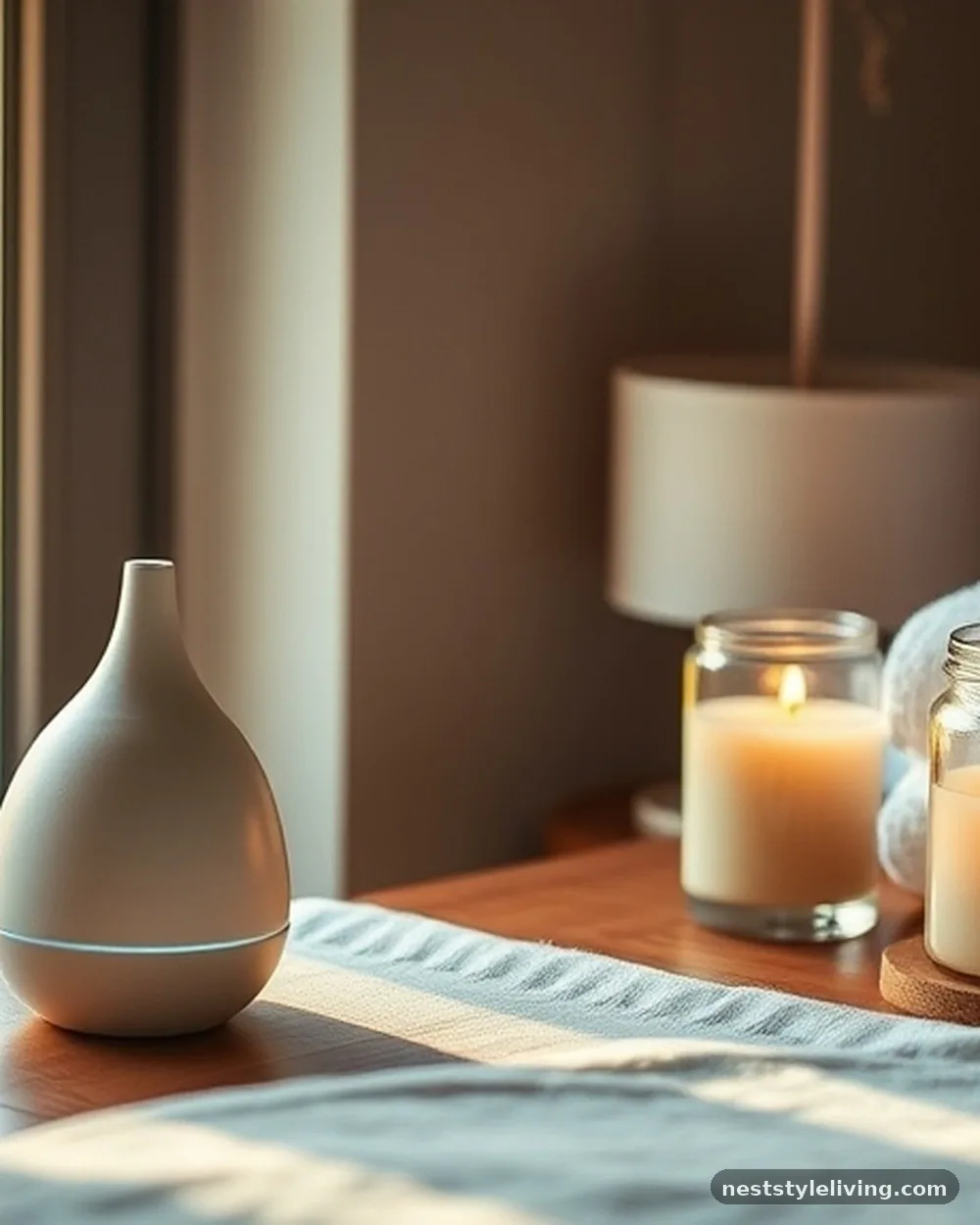 Scented Candle or Diffuser Station - 16 Guest Bedroom Ideas for a Cozy Welcoming Space