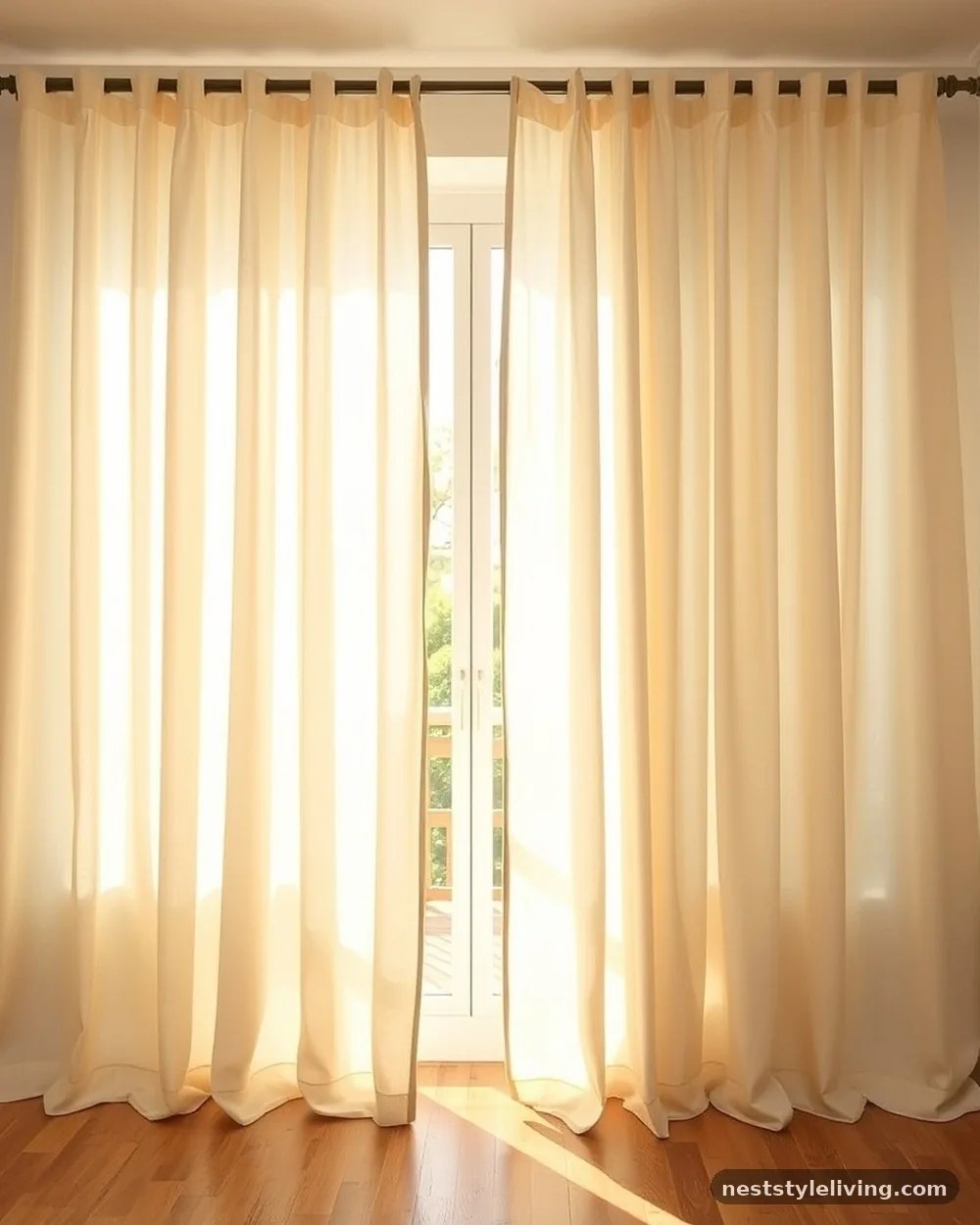 Sheer Linen Window Treatments - 21 Boho Apartment Ideas for a Cozy Soulful Space