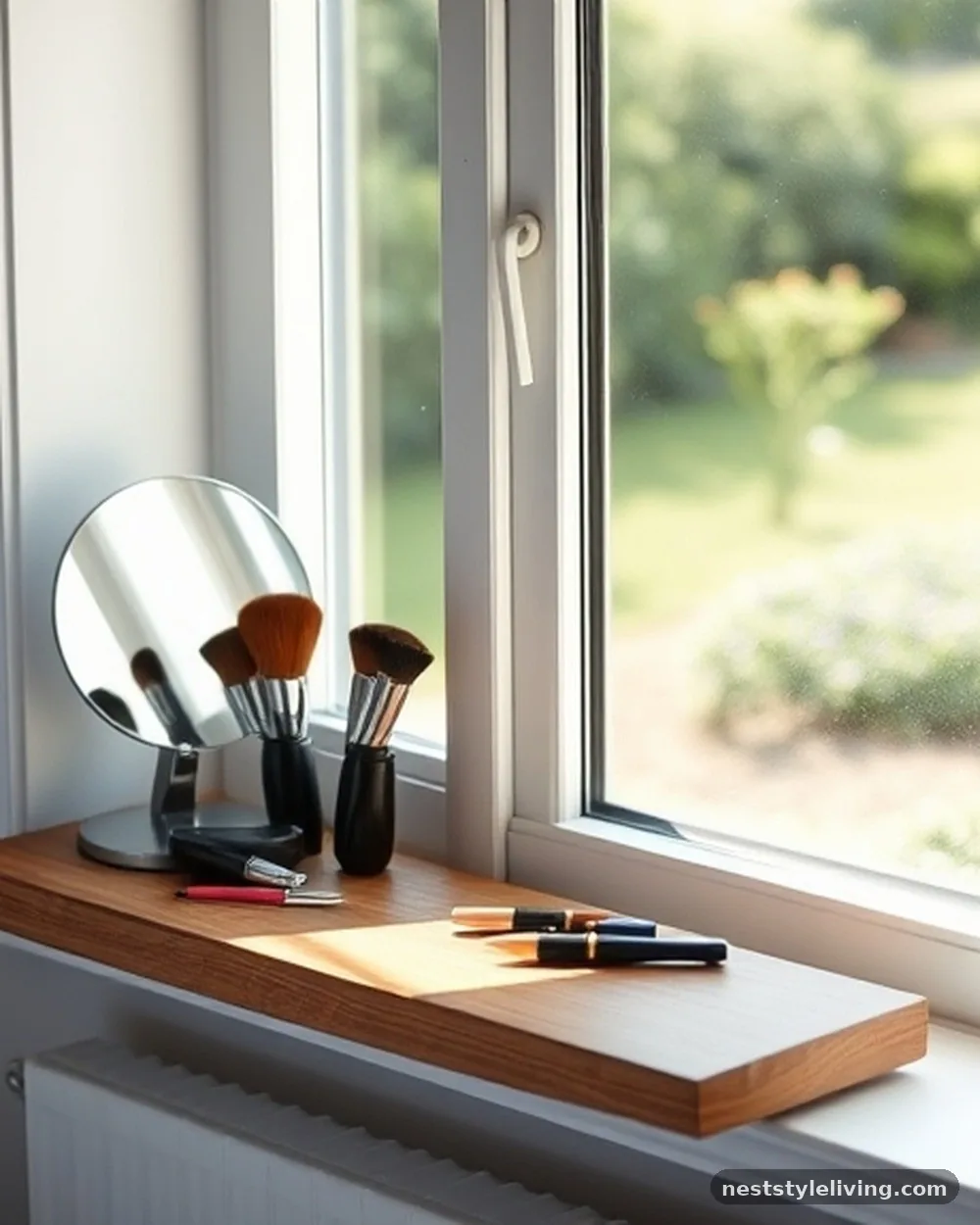 Window Sill Extensions - 18 Small Bedroom Vanity Ideas That Maximize Space