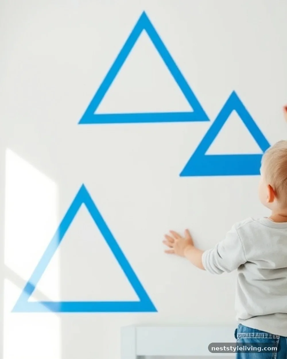 Geometric Paint Accents - 22 Cool Bedroom Ideas for Kids They'll Love