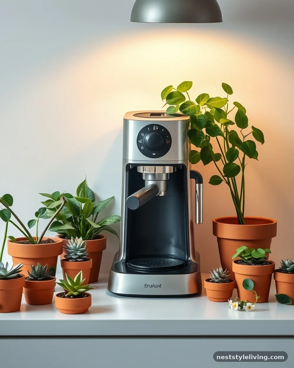 Herb Garden Integration - 21 Coffee Bar at Home Ideas for a Stylish Cozy Space