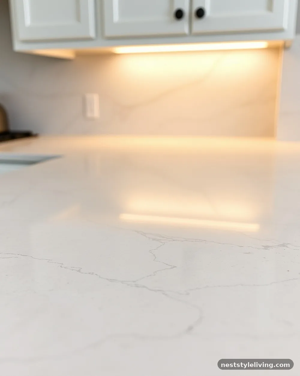 Honed Quartzite Countertops - 15 Warm Neutral Kitchen Ideas for a Cozy Stylish Look