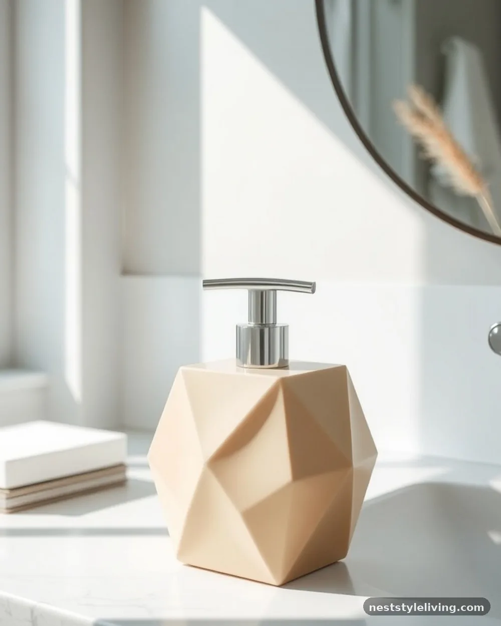 Sculptural Resin Soap Dispensers - 18 Bathroom Counter Decor Ideas for an Instant Glow-Up