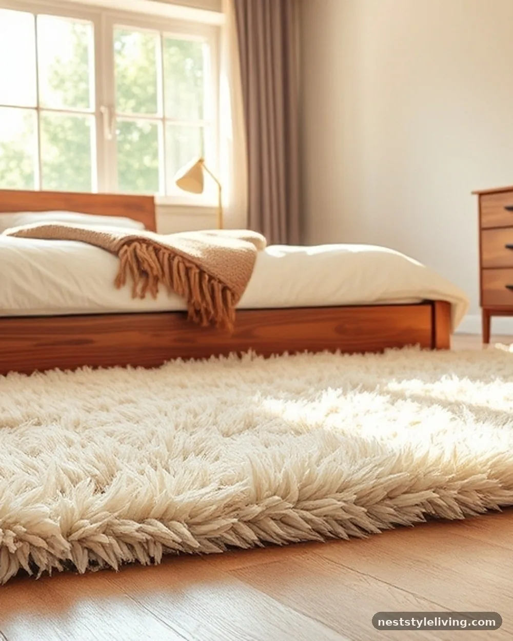 Soft Area Rugs - 16 Guest Bedroom Ideas for a Cozy Welcoming Space