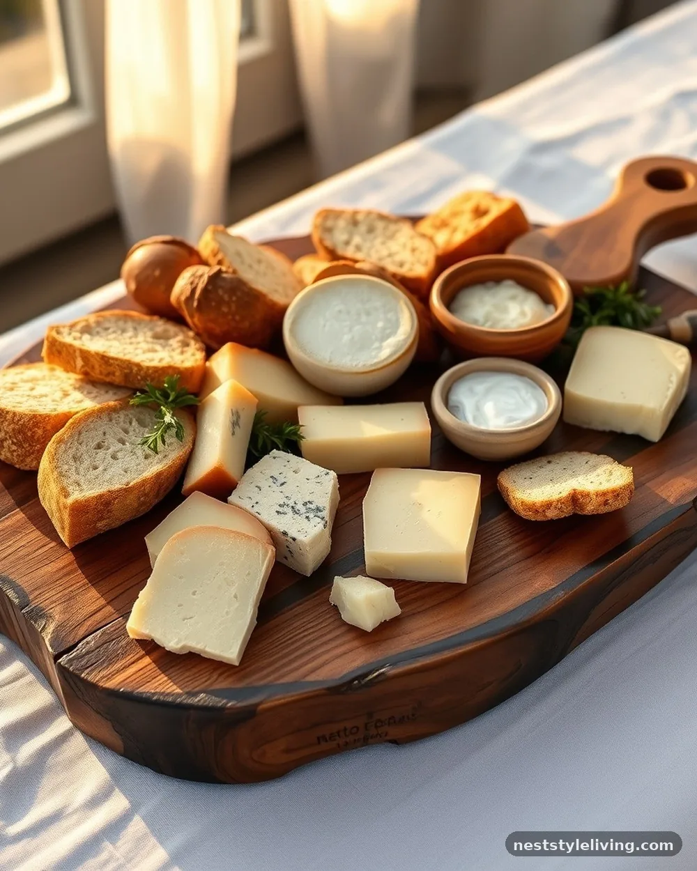 Walnut Wood Serving Boards - 16 Nature Inspired Table Ideas to Bring the Outdoors In