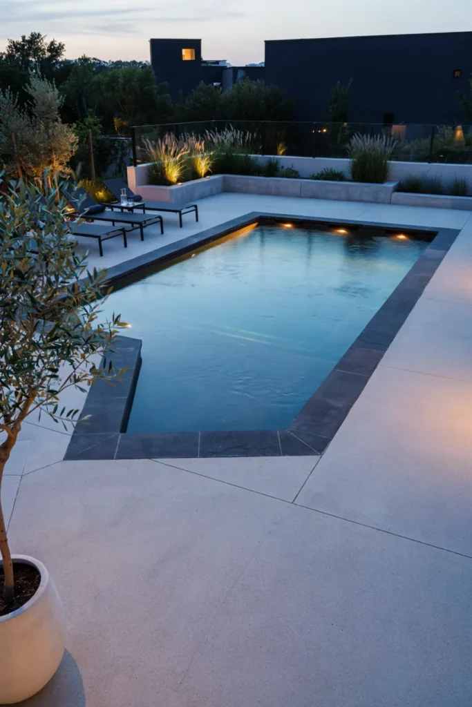 Charcoal Stone Border