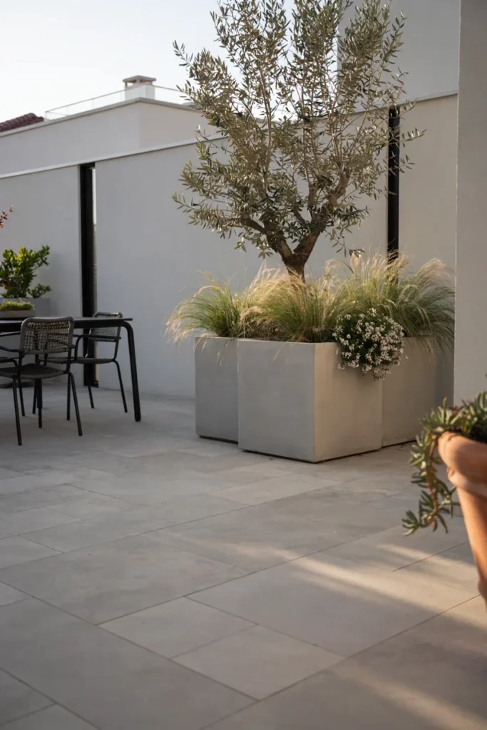 Modern Concrete Planters