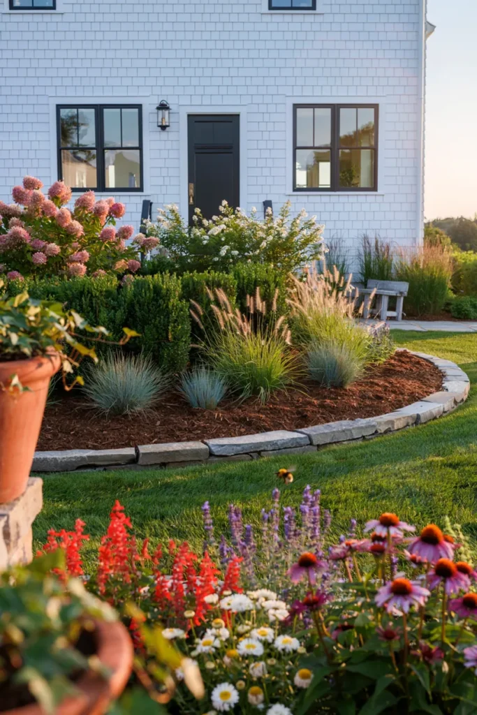 Mulched Garden Beds