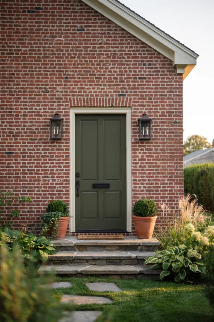  Olive Green Door