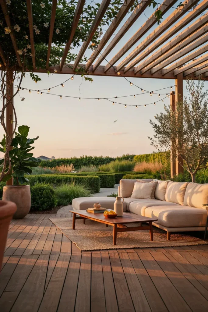 Pergola Lounge Space