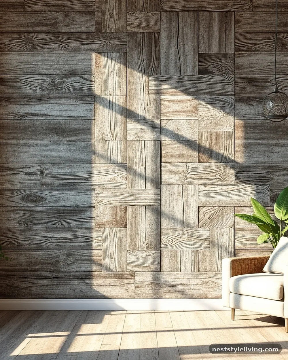 Reclaimed Barn Wood Accent Walls - 17 Primitive Living Room Ideas With Warm Rustic Charm