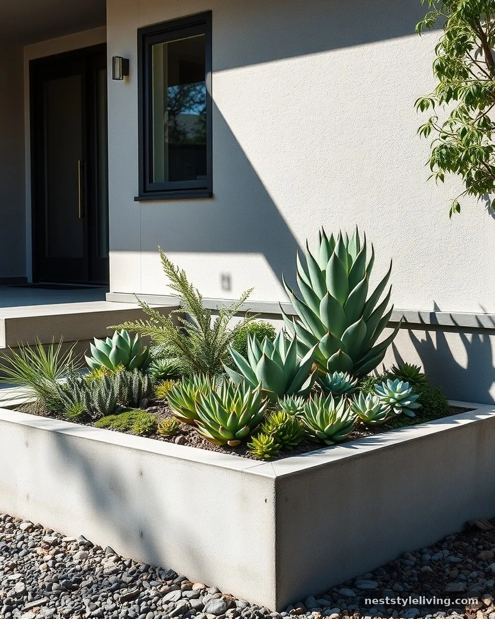 Integrated Planter Boxes - 16 Mid Century Modern House Exterior Ideas to Copy