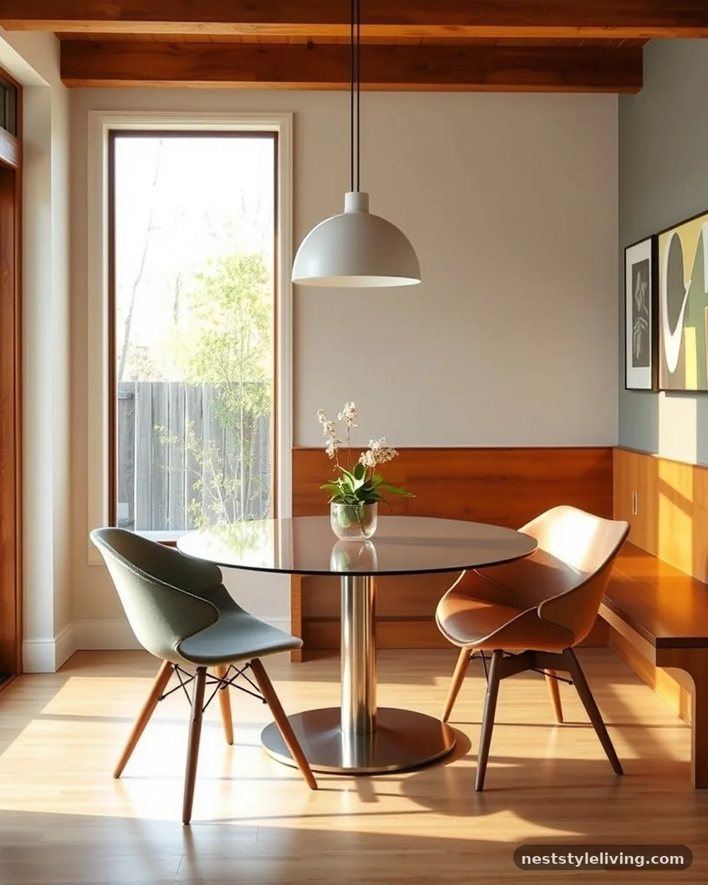 Mixed Seating Arrangements - 15 Dining Nook Ideas for a Cozy and Stylish Home