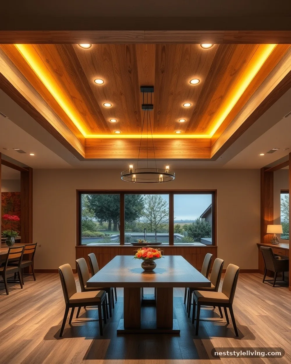 Ceiling Beams or Soffits - 16 Open Plan Dining Area Ideas for a Stylish Home