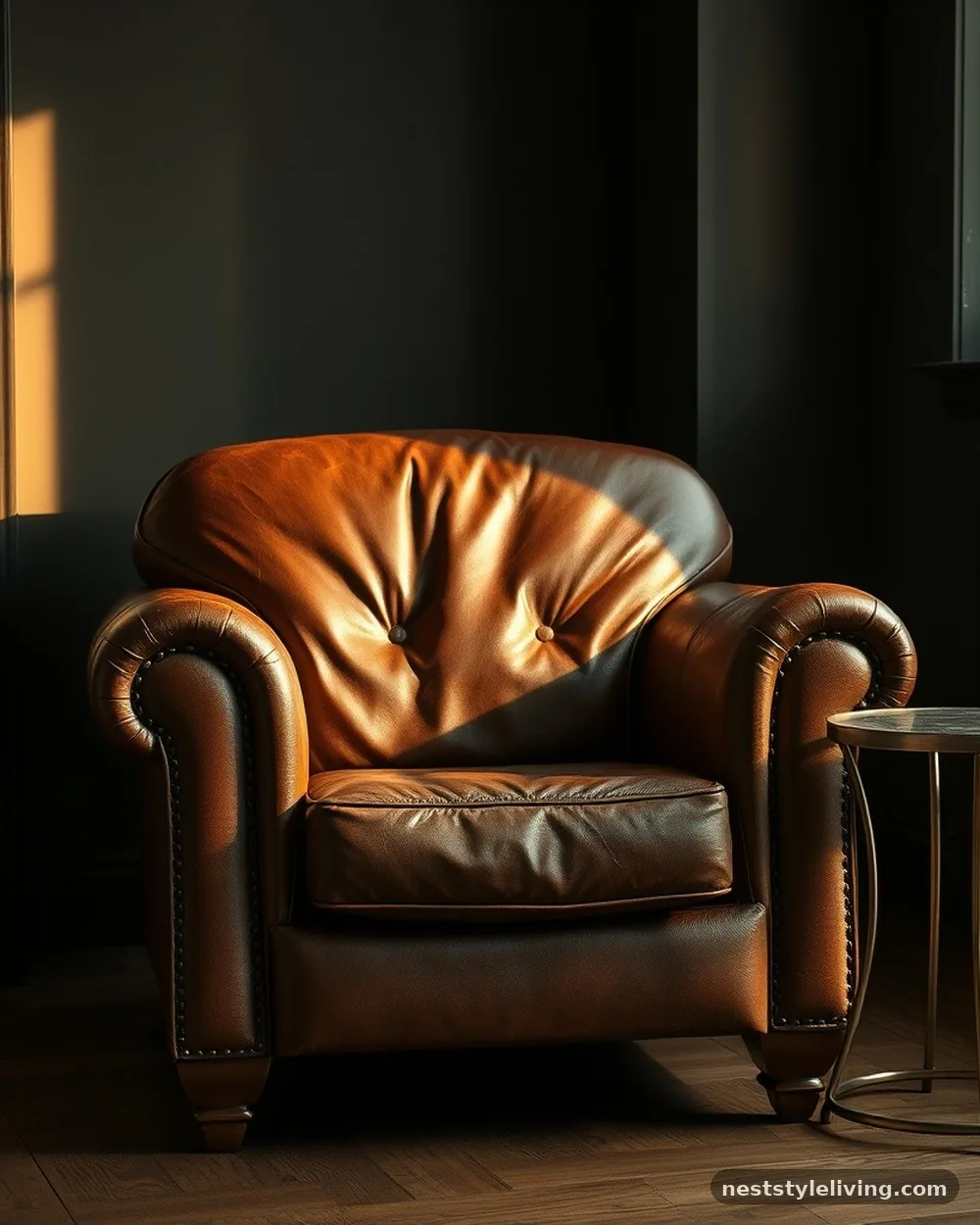 Leather Accents and Upholstery - 22 Grunge Apartment Ideas for a Cool Edgy Look