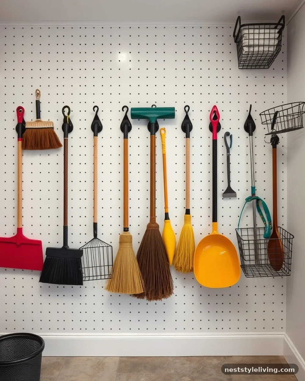 Pegboard Walls for Modular Storage - 18 Mudroom Laundry Room Ideas That Make Life Easier