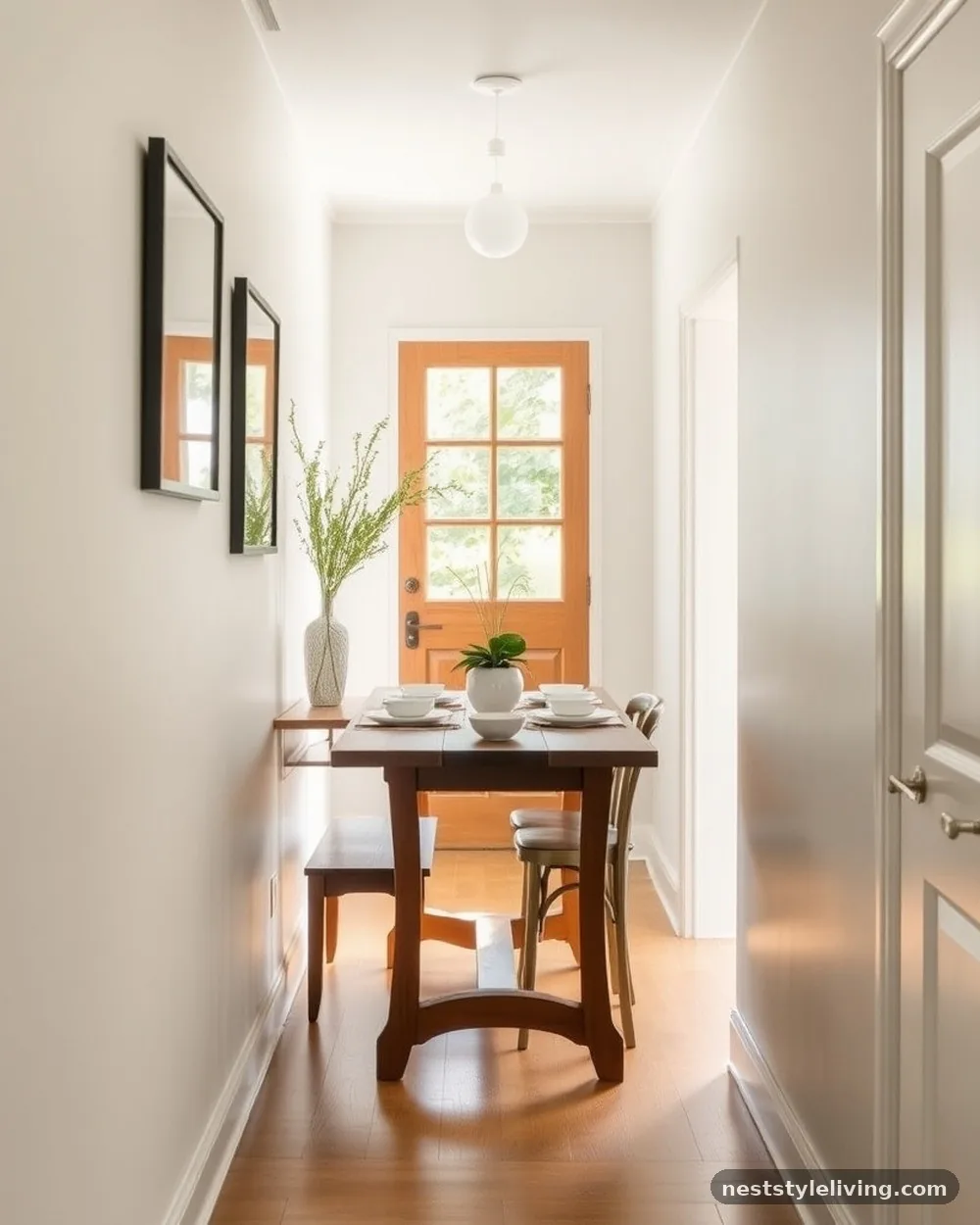 Wall-Mounted Drop-Leaf Console - 16 Small Dining Room Ideas That Feel Open and Stylish
