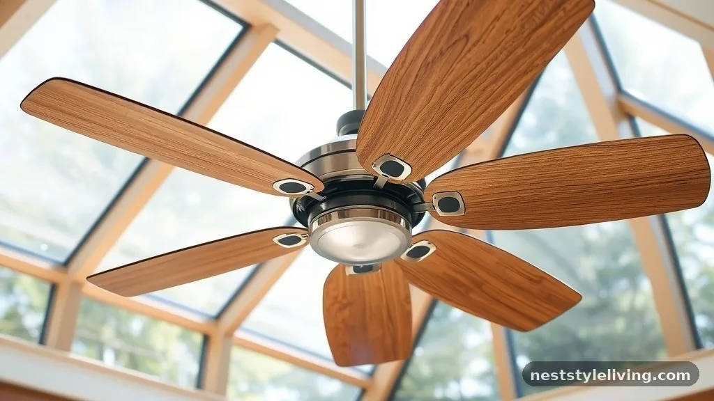 Ceiling Fans with Natural Wood Blades - 18 Sunroom Designs That Make Your Home Feel More Inviting