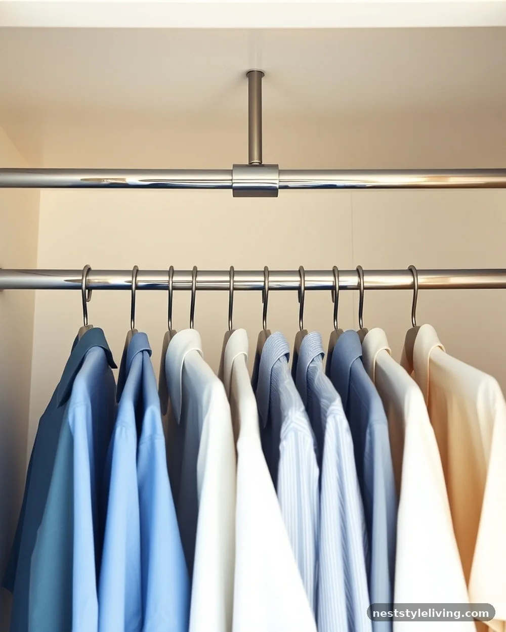 Ceiling-Mounted Drying Rods - 16 Laundry Closet Ideas That Make Small Spaces Work