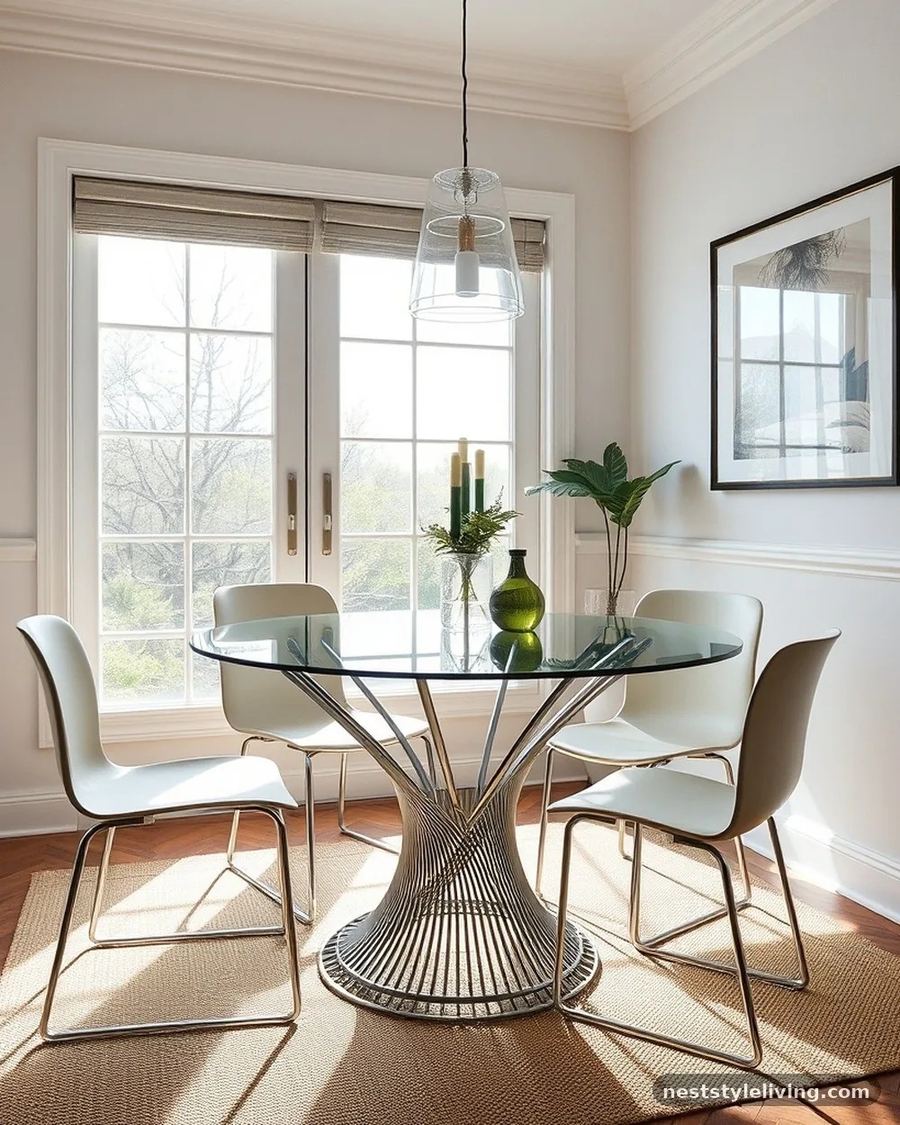 Glass-Top Dining Tables - 16 Small Dining Room Ideas That Feel Open and Stylish