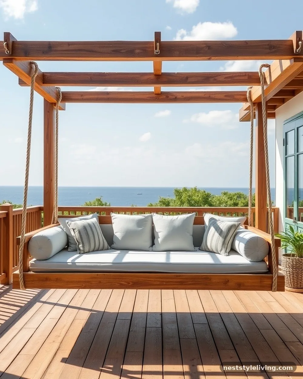 Hanging Daybed or Swing - 24 Deck Ideas to Create a Beautiful Intentional Space