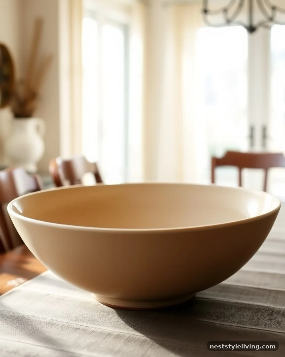 Sculptural Ceramic Centerpieces - 12 Elegant Dining Room Ideas That Feel Warm and Timeless