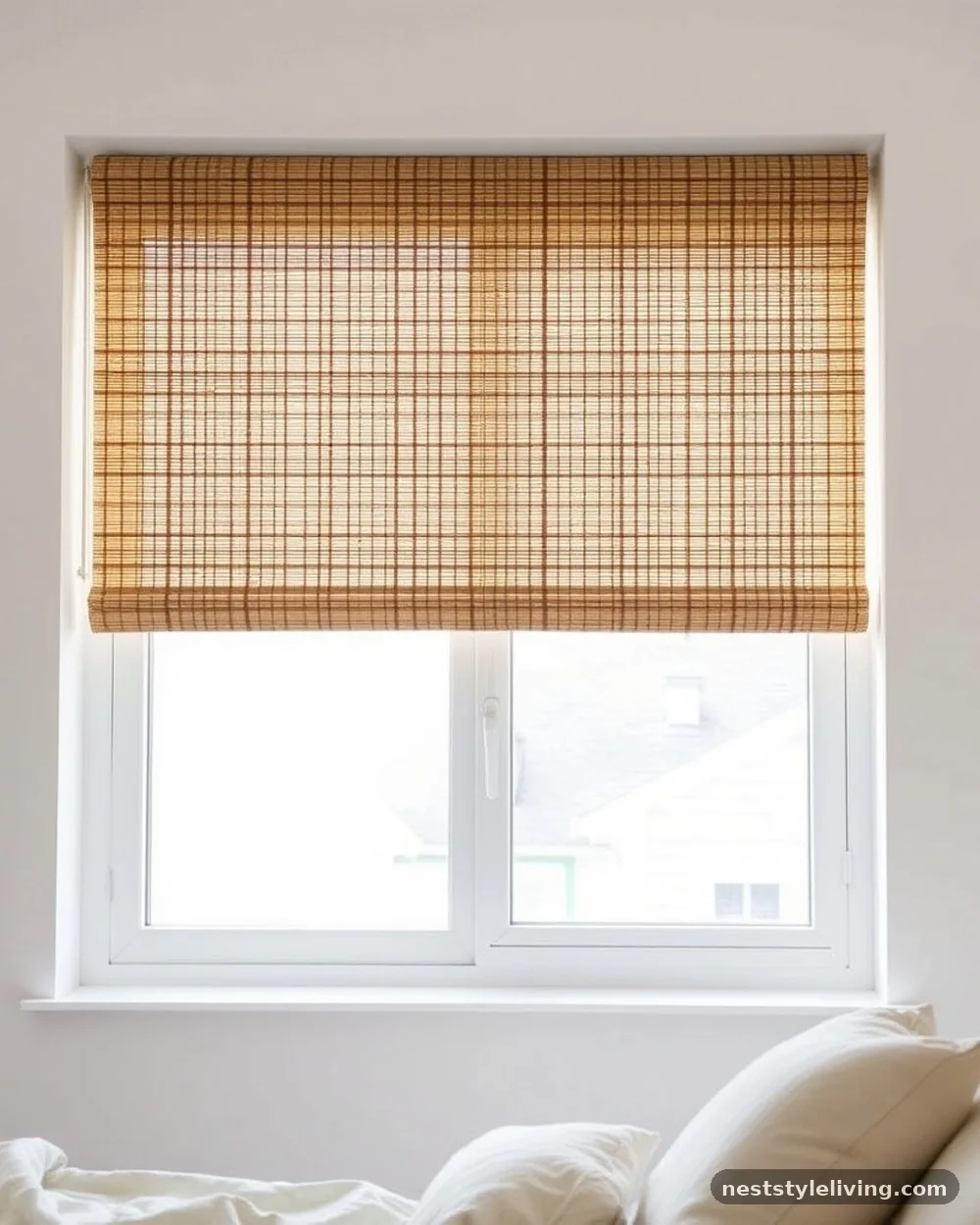 Bamboo Blinds or Shades - 21 Japandi Bedroom Ideas for a Calm, Modern Retreat