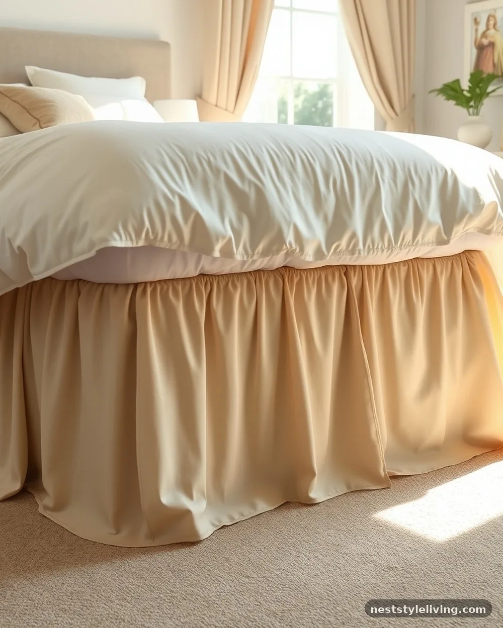 Bed Skirt for Under-Bed Storage - 20 Dorm Room Ideas to Make Your Space Feel Like Home