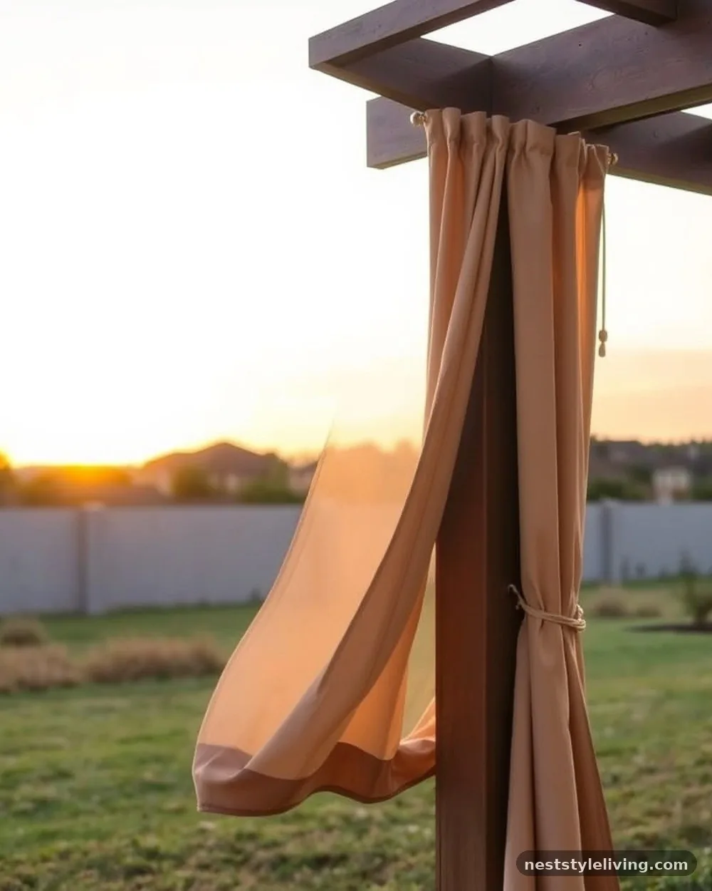 Outdoor Curtains - 22 Backyard Corner Ideas for a Cozy Outdoor Retreat