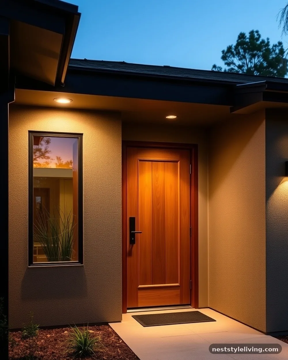 Recessed Entryways - 16 Mid Century Modern House Exterior Ideas to Copy