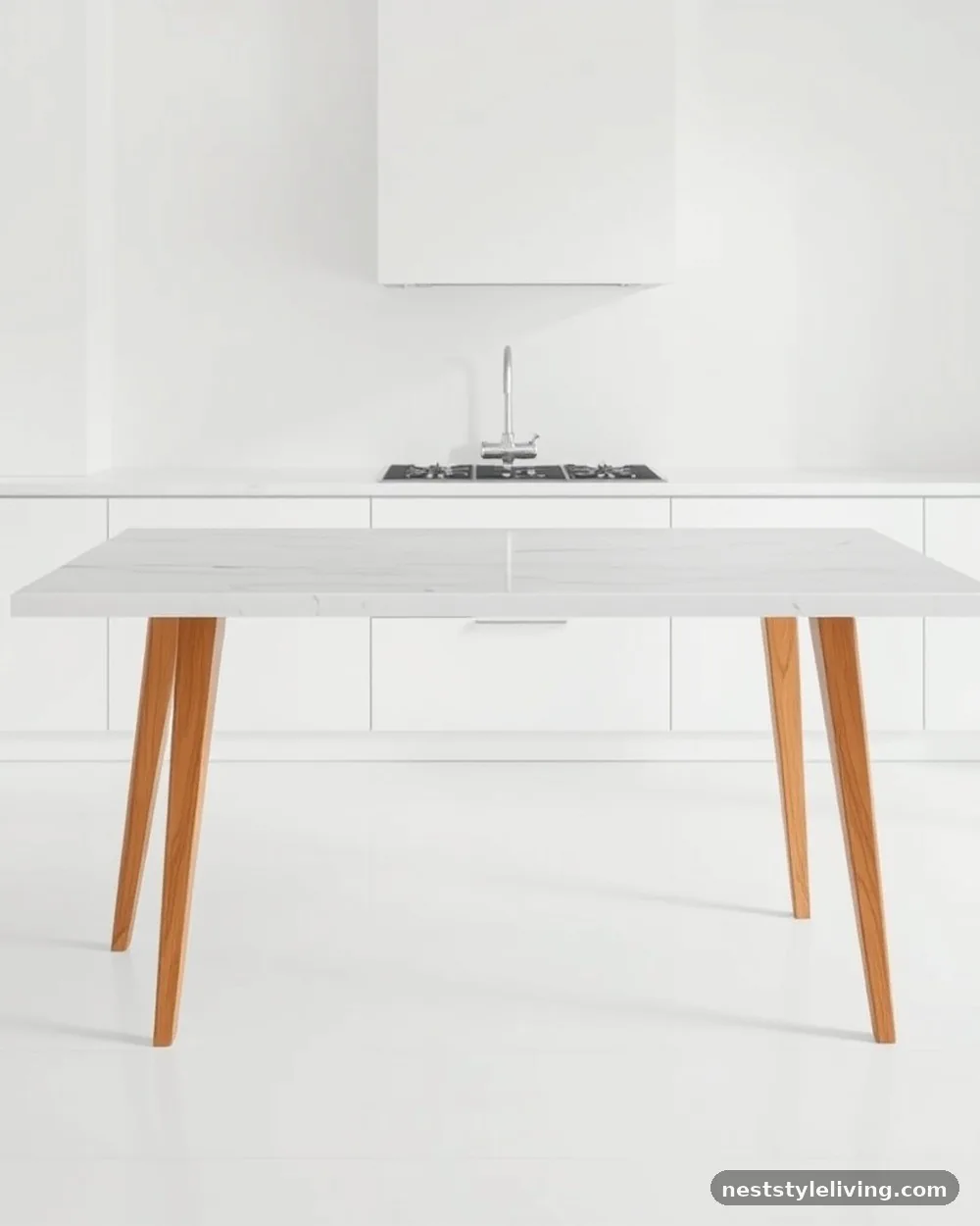 Tapered Leg Detailing - 20 Mid Century Modern Kitchen Ideas That Feel Timeless