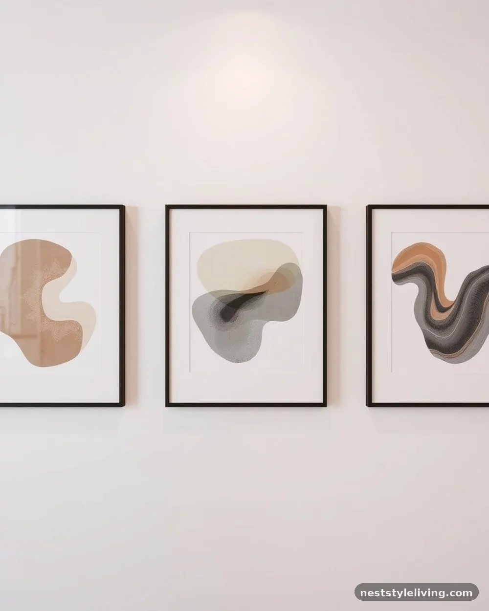 Abstract Mid-Century Art Prints - 15 Mid Century Modern Apartment Ideas With Character