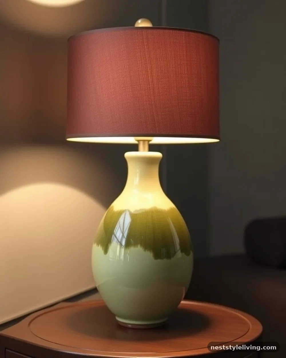 Ceramic Table Lamps - 18 Mid Century Modern Living Room Ideas to Love Today