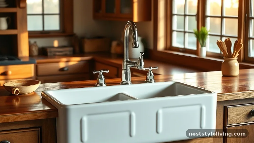 Enameled Cast Iron with Double-Bowl - 18 Farmhouse Sinks That Make Kitchens Feel Timeless