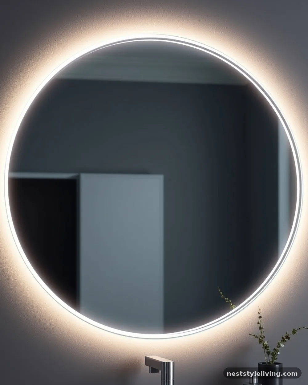 LED Vanity Mirror Lighting - 19 Glam Room Ideas for a Stylish Luxe Feel